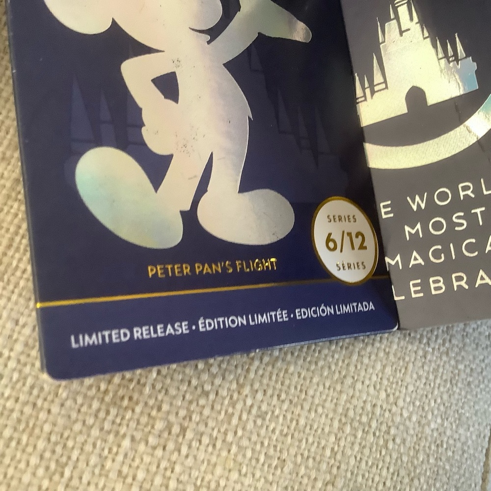 Disney parks Mickey Mouse main attraction Peter Pan 6/12 plush toy LR50th WDW - Picture 5 of 6